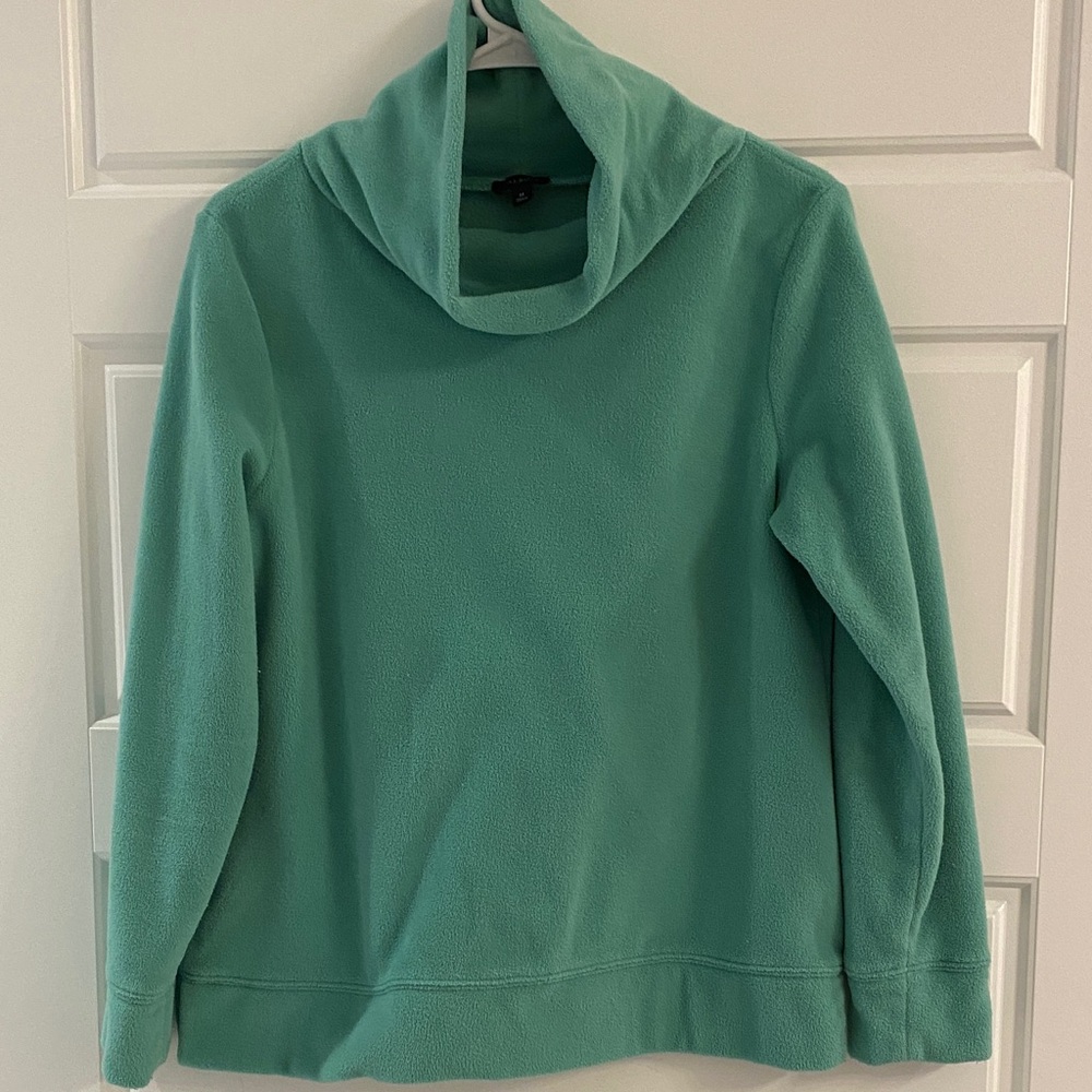 Talbots Fleece Mockneck Pullover